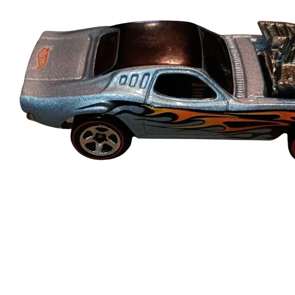 Vintage 1970 Mainline Hot Wheels Roger Doger - Blue w/Flames